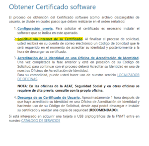 solicitud certificado digital