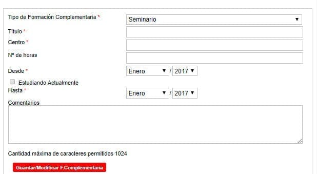 Información sobre sus calificaciones educativas