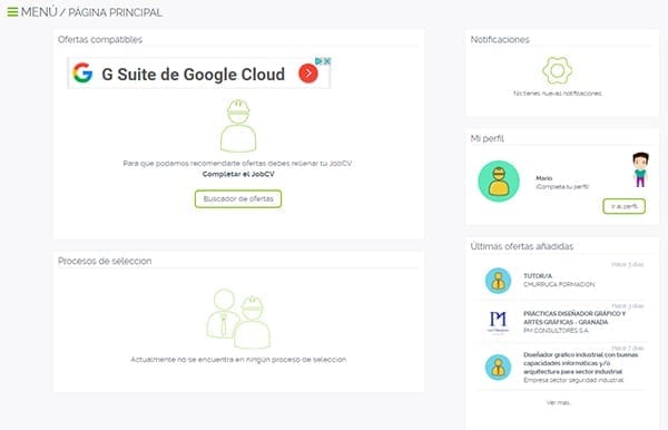 Cómo solicitar un trabajo en Jobfie