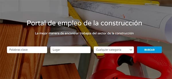 Encuentra trabajo en Construfy
