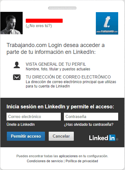 Crea tu CV en Trabajando.com con Linkedin